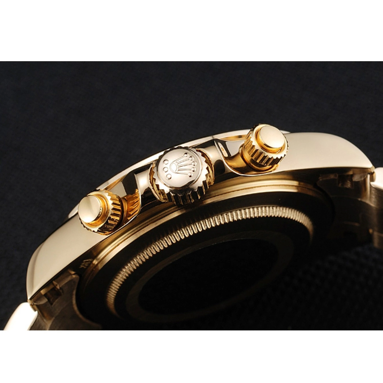 Aaa replica watch And Daytona 1454244 Dial Rolex Bracelet Green Gold Cosmograph Case 0817